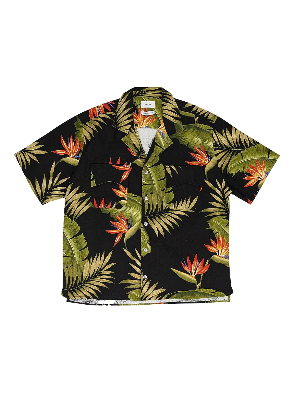 RHUDE camisa con botones | negro | Image 1