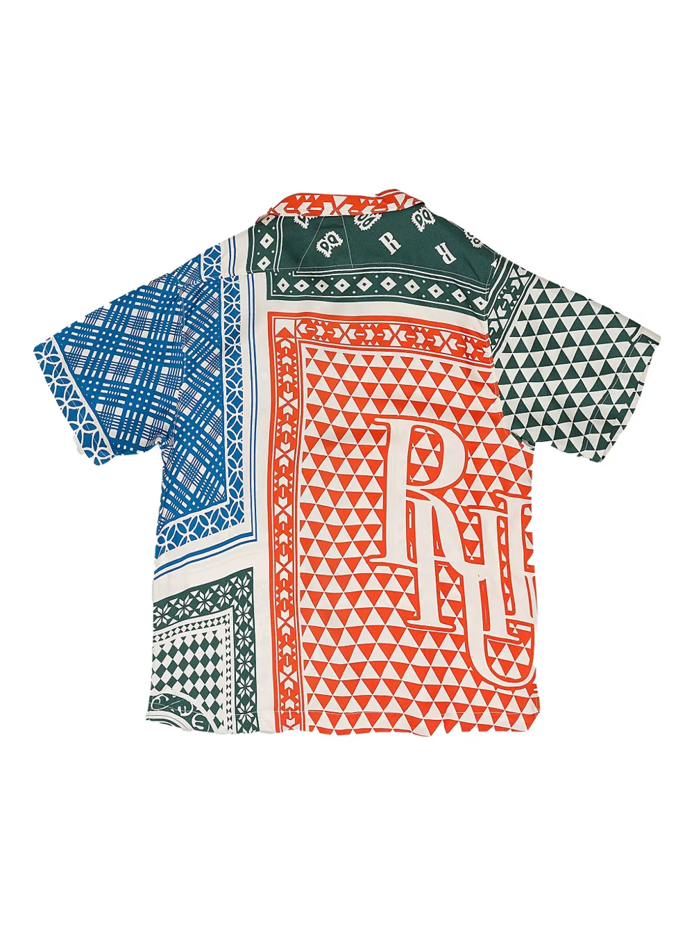 RHUDE button-down card shirt - Rood
