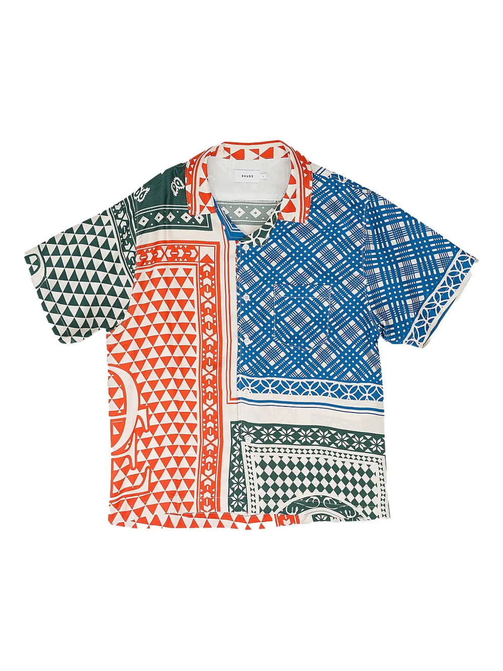 RHUDE camisa con botones | rojo | Image 1