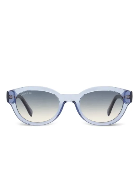 Lacoste oval wire-core sunglasses