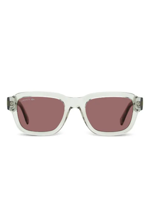 Lacoste rectangular wire-core sunglasses