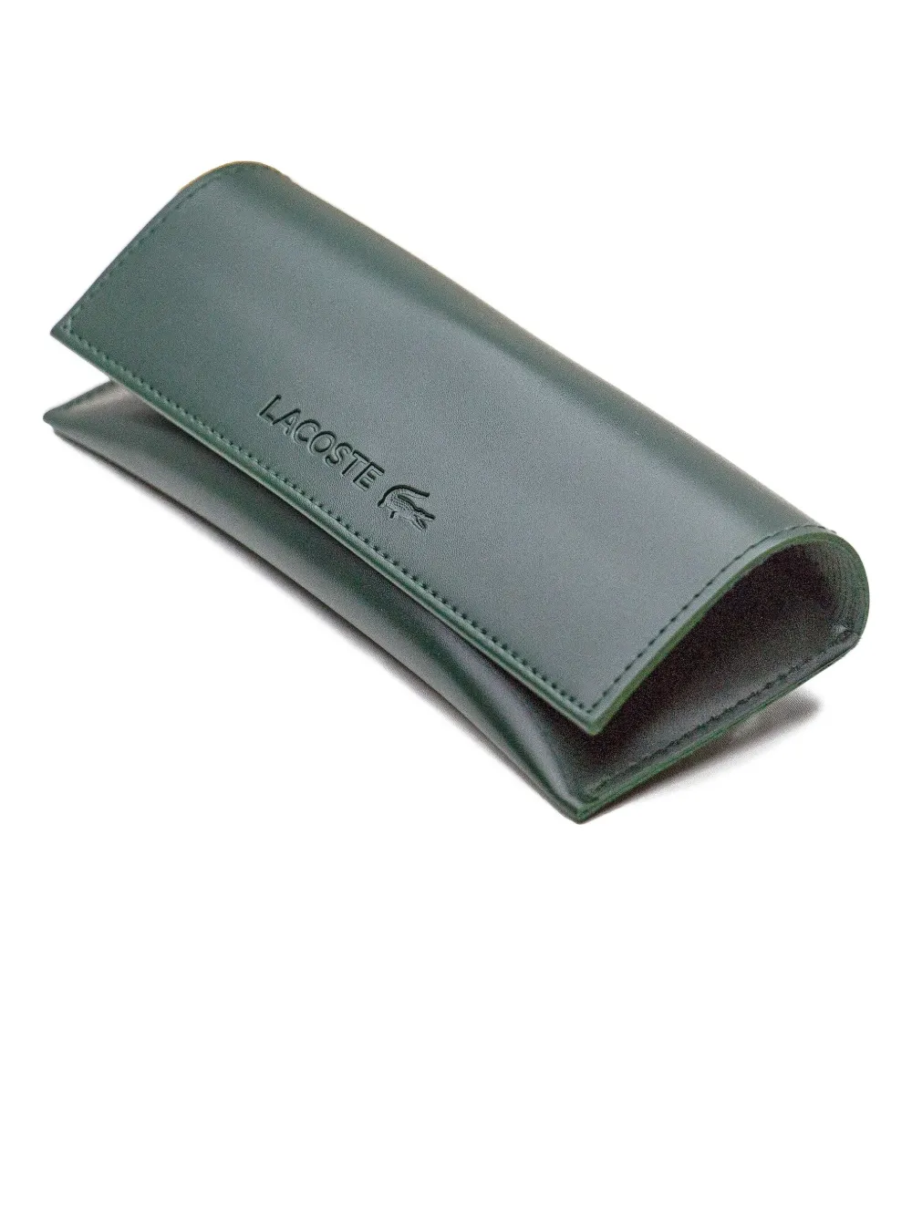 Lacoste Double Bridge zonnebril met ovalen montuur Zwart