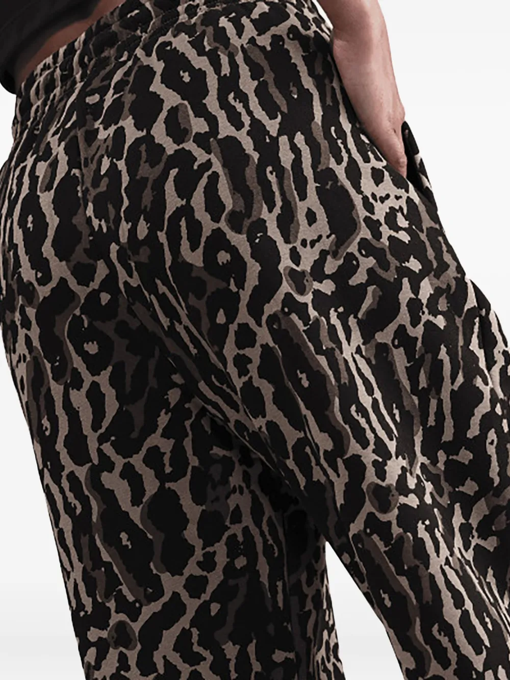 Nike Nsw Phoenix Printed Track Pants In Brown