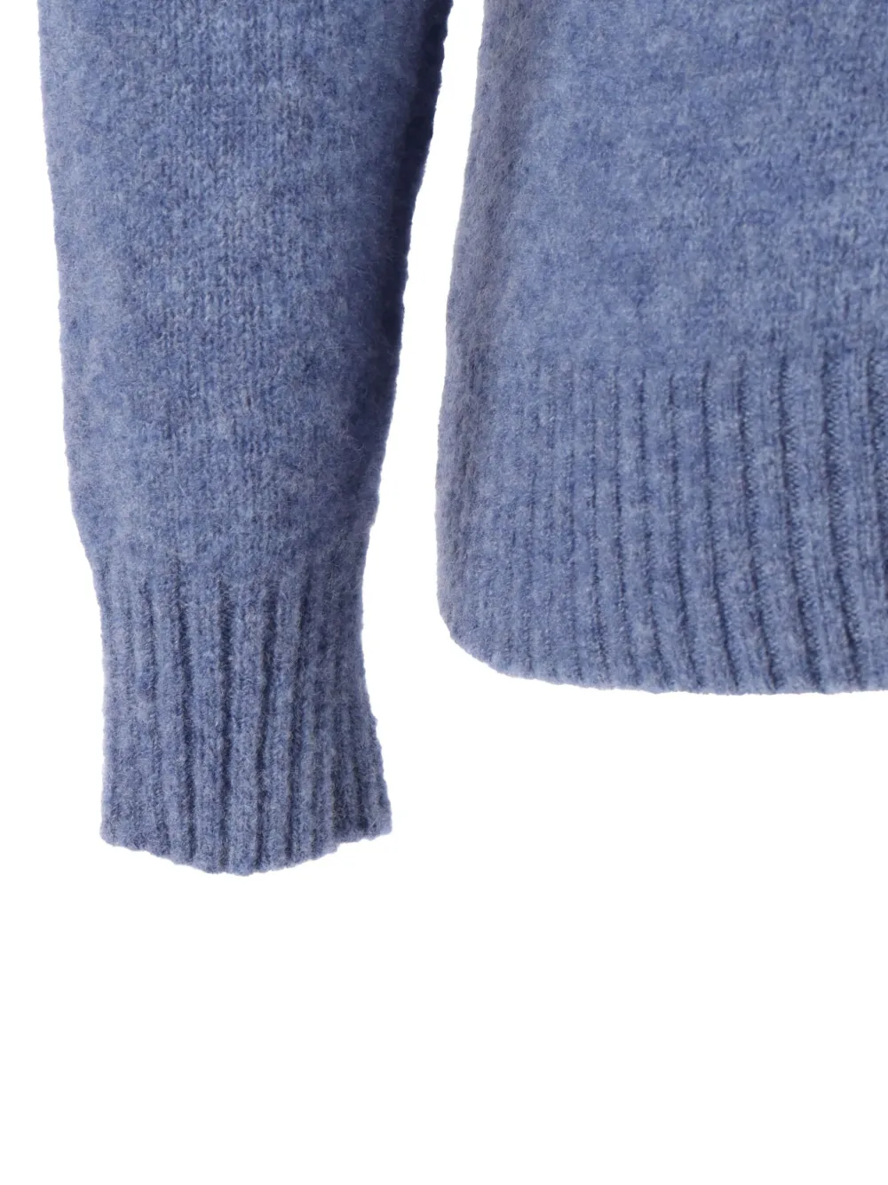 Filippo De Laurentiis Ribbed Sweater In Blue