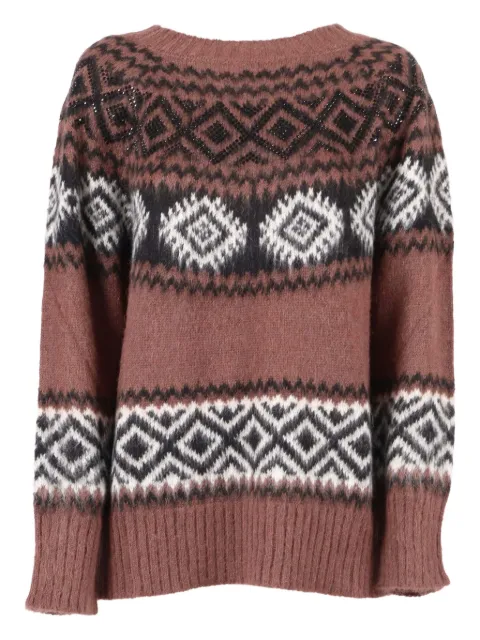 Ermanno Scervino jacquard patterned sweater