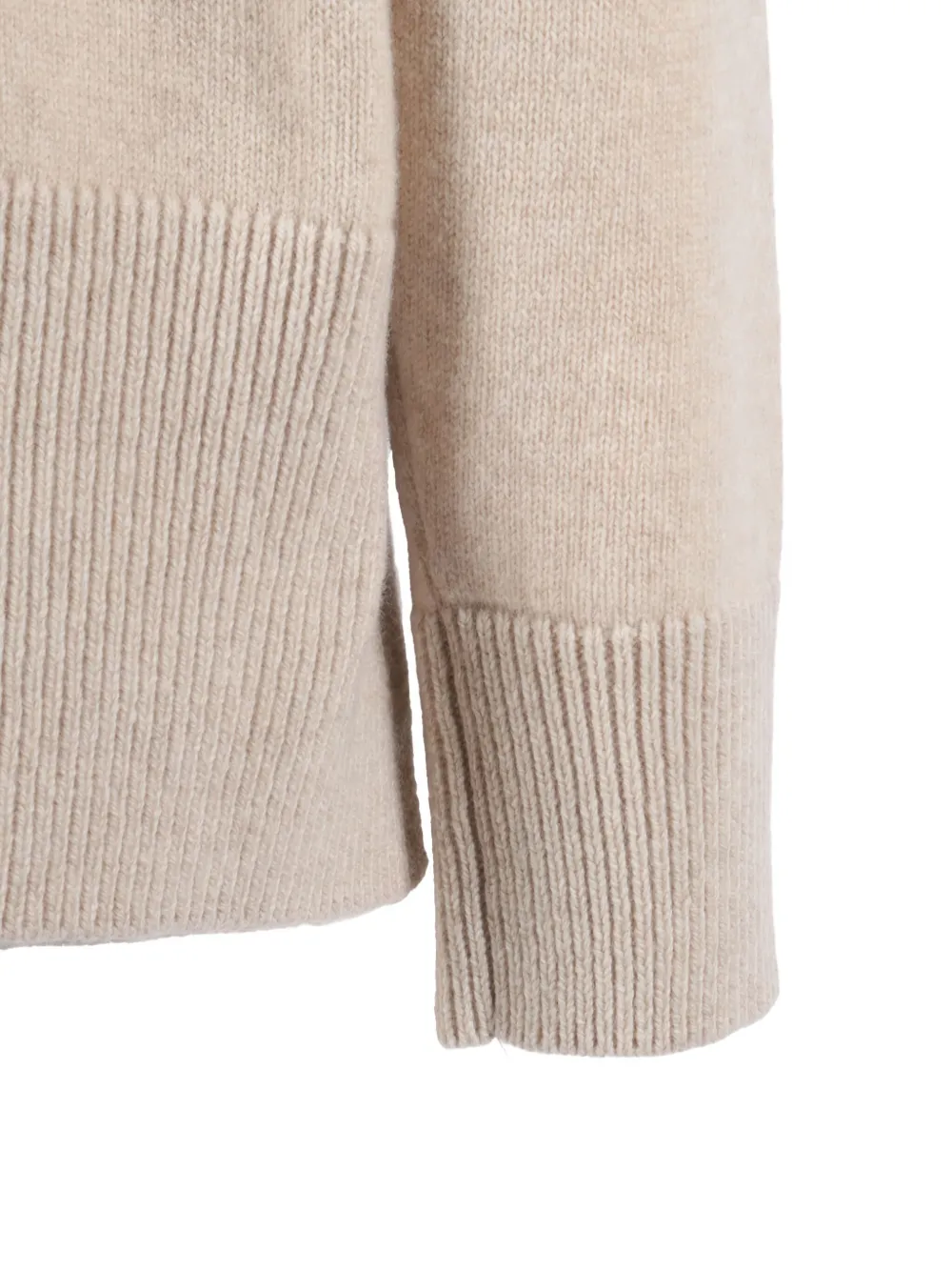 Filippo De Laurentiis Ribbed Crew-neck Sweater In Orange