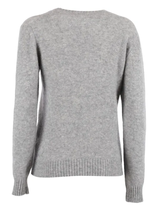 【タグあり美品】FILIPPO DE LAURENTIIS グレー クルーネック タグあり美品】FILIPPO DE LAURENTIIS グレー クルーネック FILIPPO DE