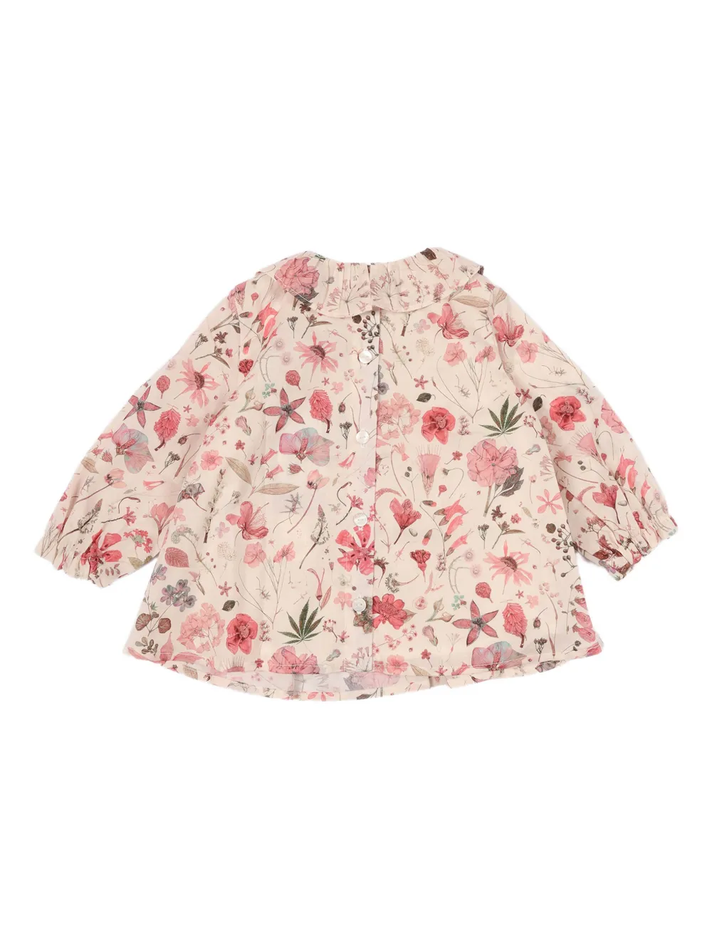 Tartine Et Chocolat Floral-print Blouse In Neutral