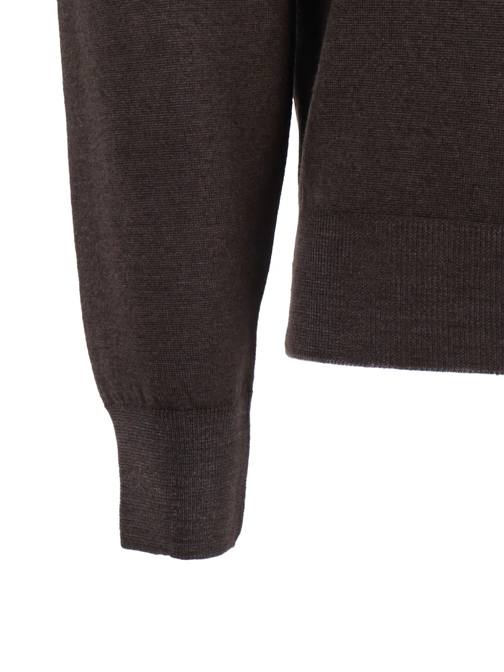 Filippo De Laurentiis Wollen trui met ronde hals Bruin