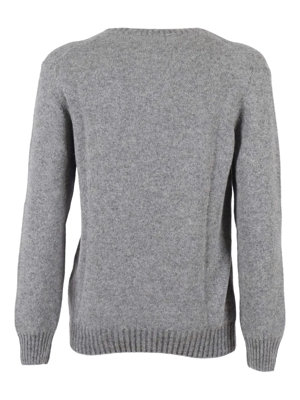 Settefili Cashmere Trui met ronde hals - Grijs