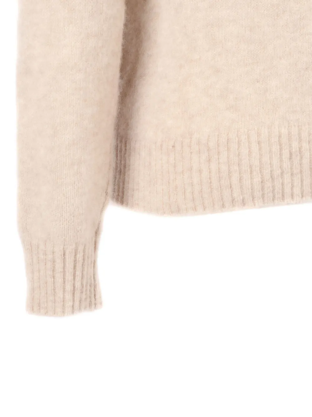 Filippo De Laurentiis Ribbed-trim Sweater In Gray