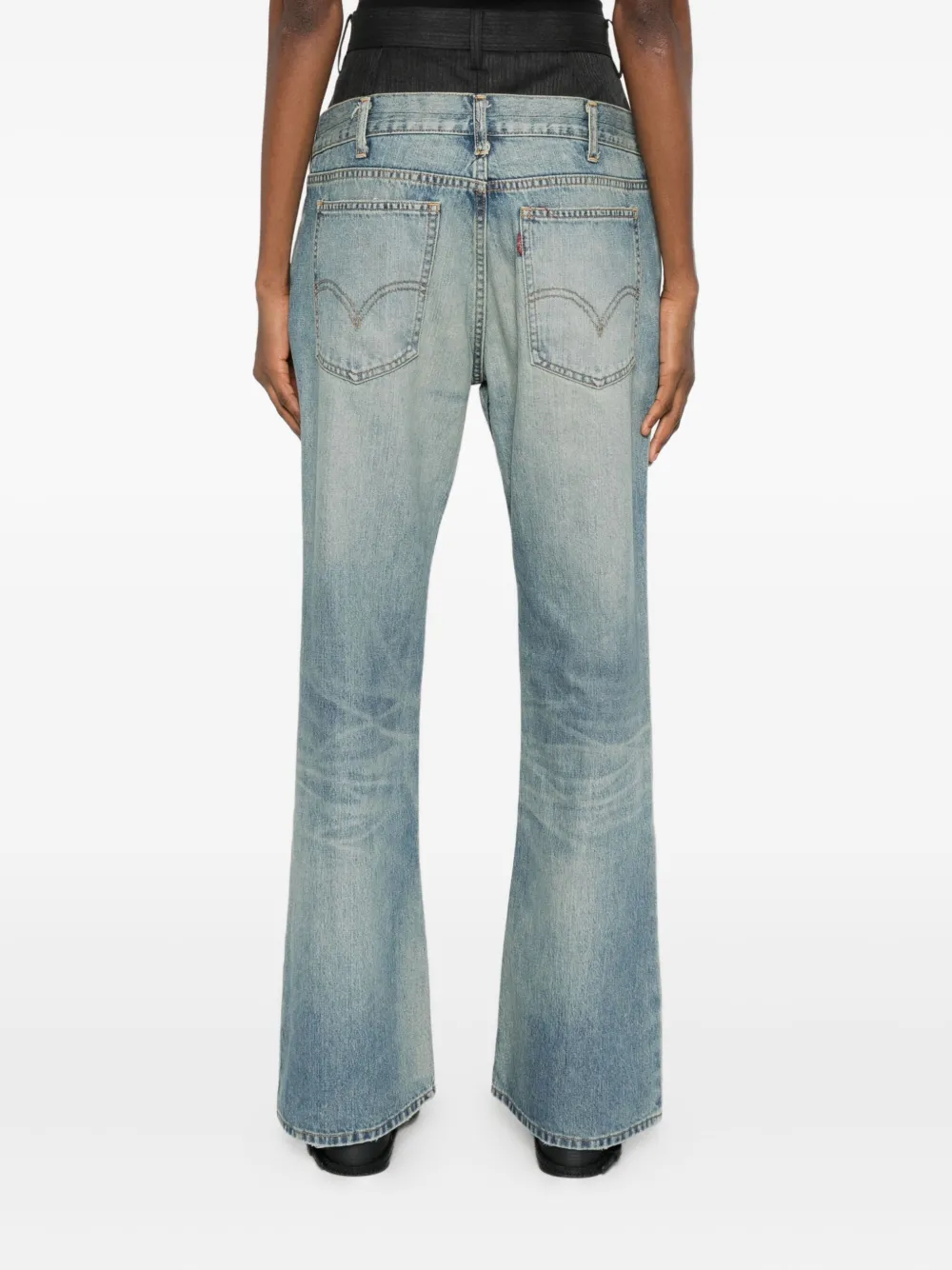 Junya Watanabe Double-waist Jeans In Blue