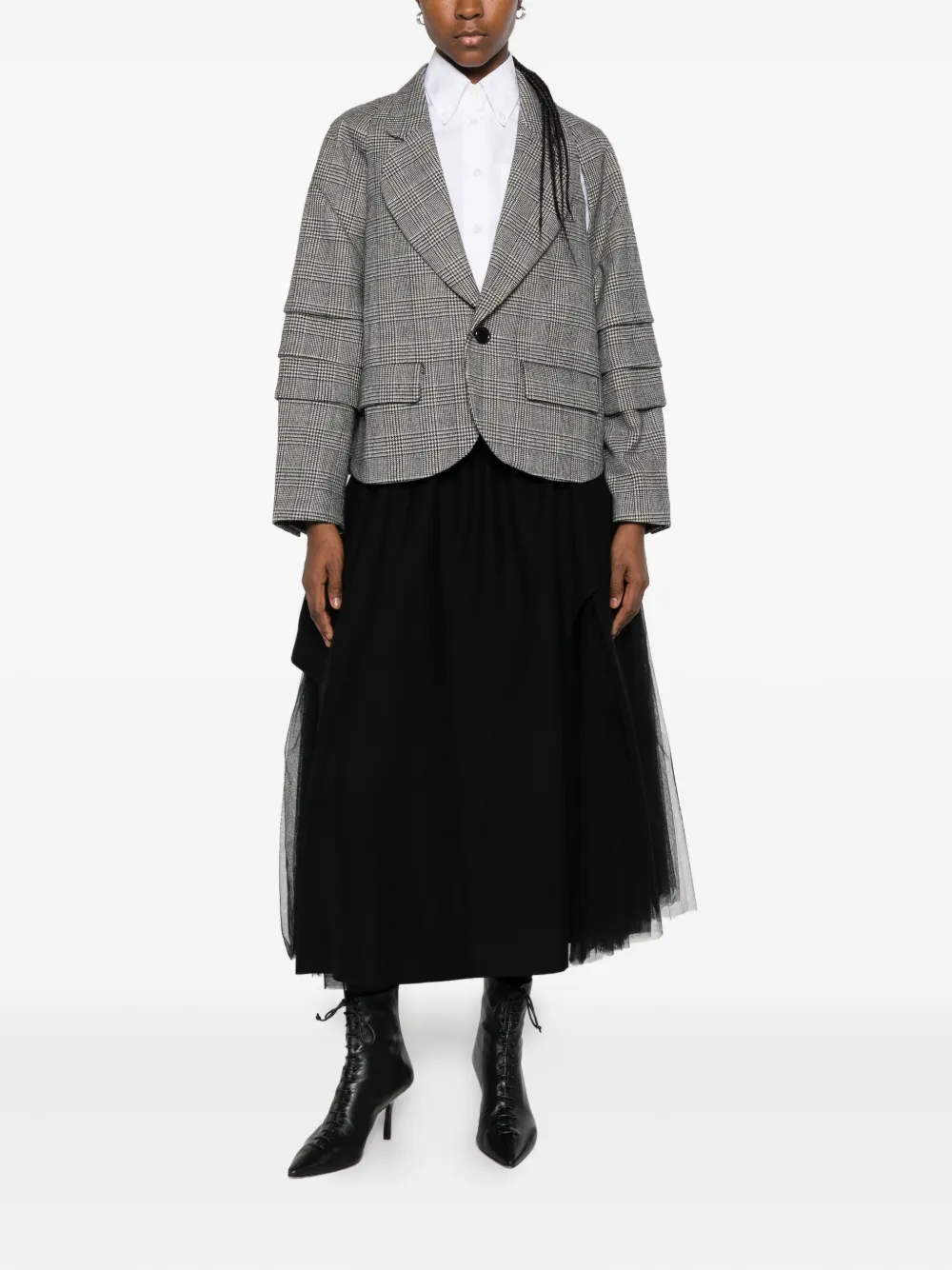 Noir Kei Ninomiya Rok met elastische tailleband - Zwart