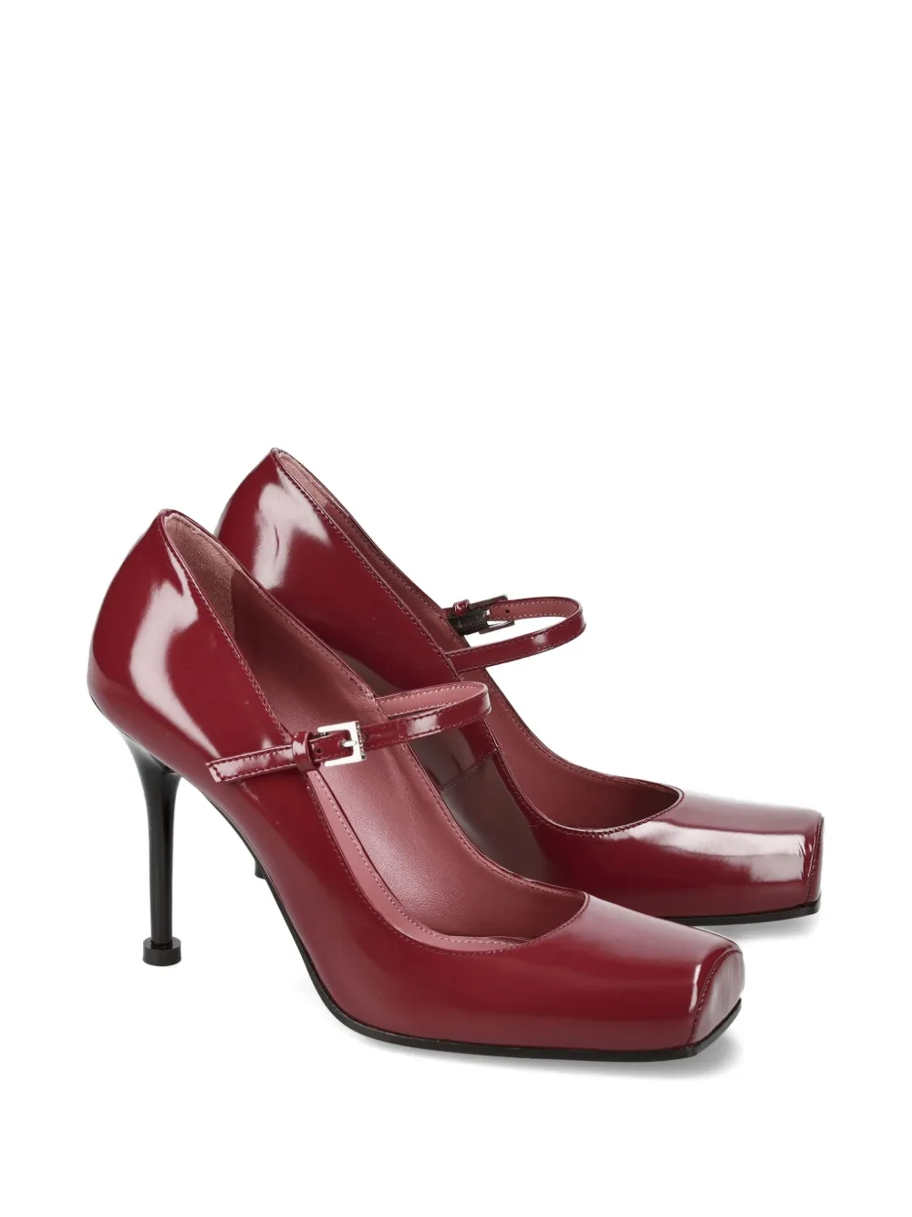 Premiata Marilyn square-toe pumps Rood