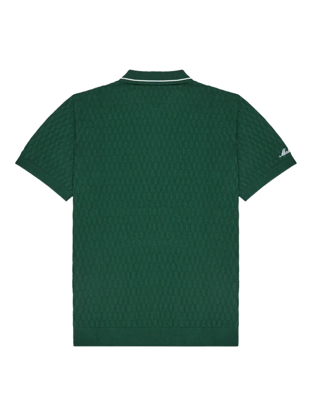 Malbon Golf Poloshirt met wapenschild - Groen