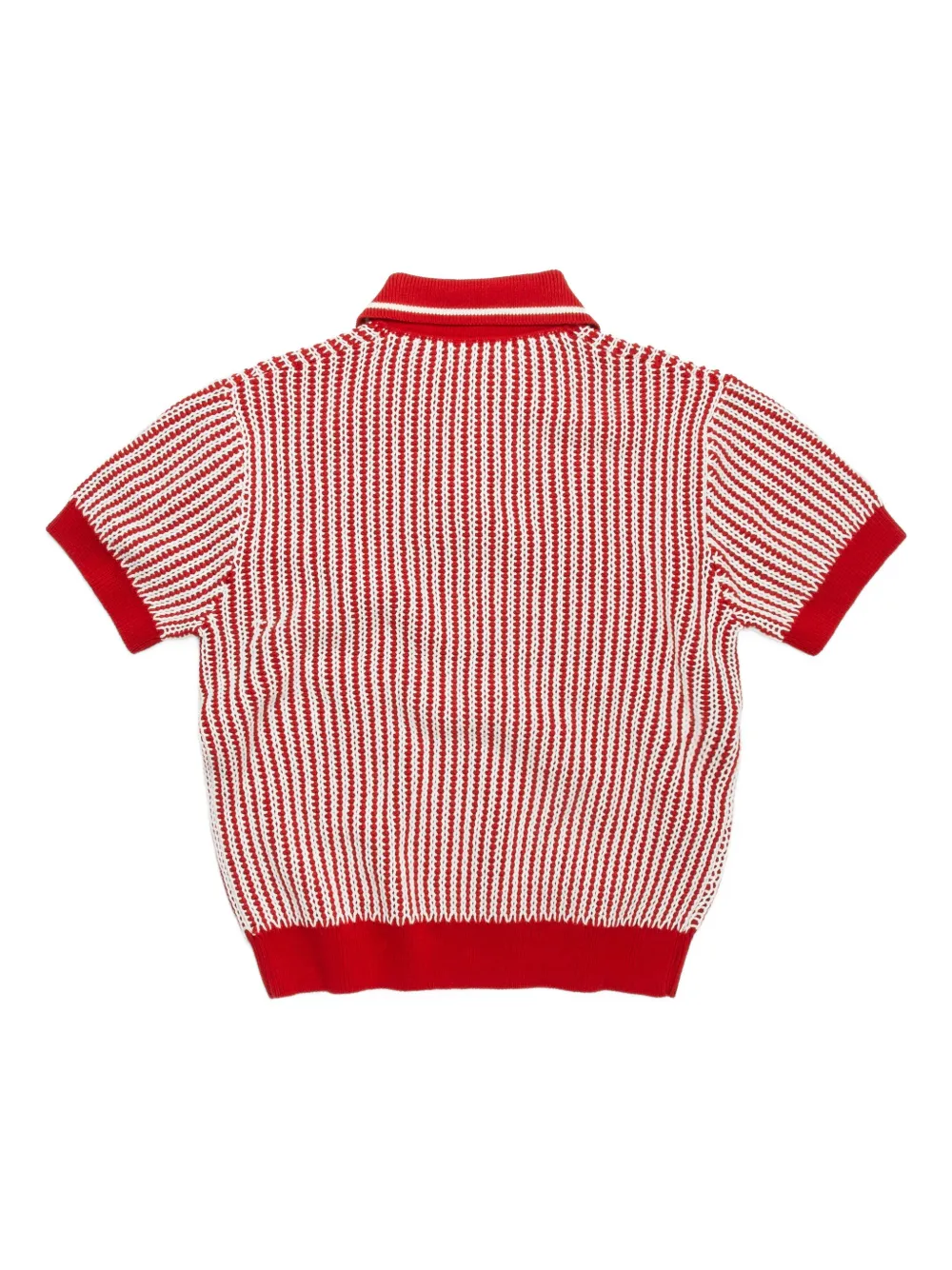 Drôle De Monsieur Gestreept poloshirt - Rood
