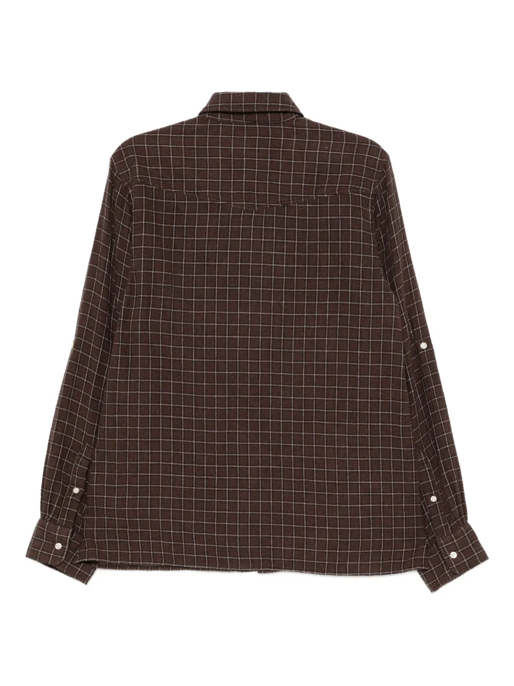 Officine Generale Younes Gaze shirt - Bruin