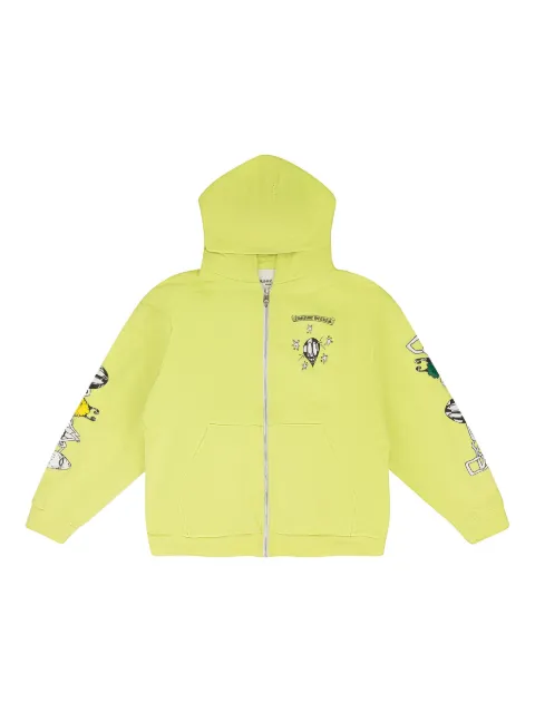 Chrome Hearts MATTY BOY zip thermal hoodie