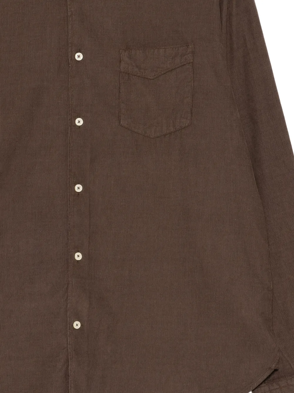 Officine Generale Benoit overhemd Bruin