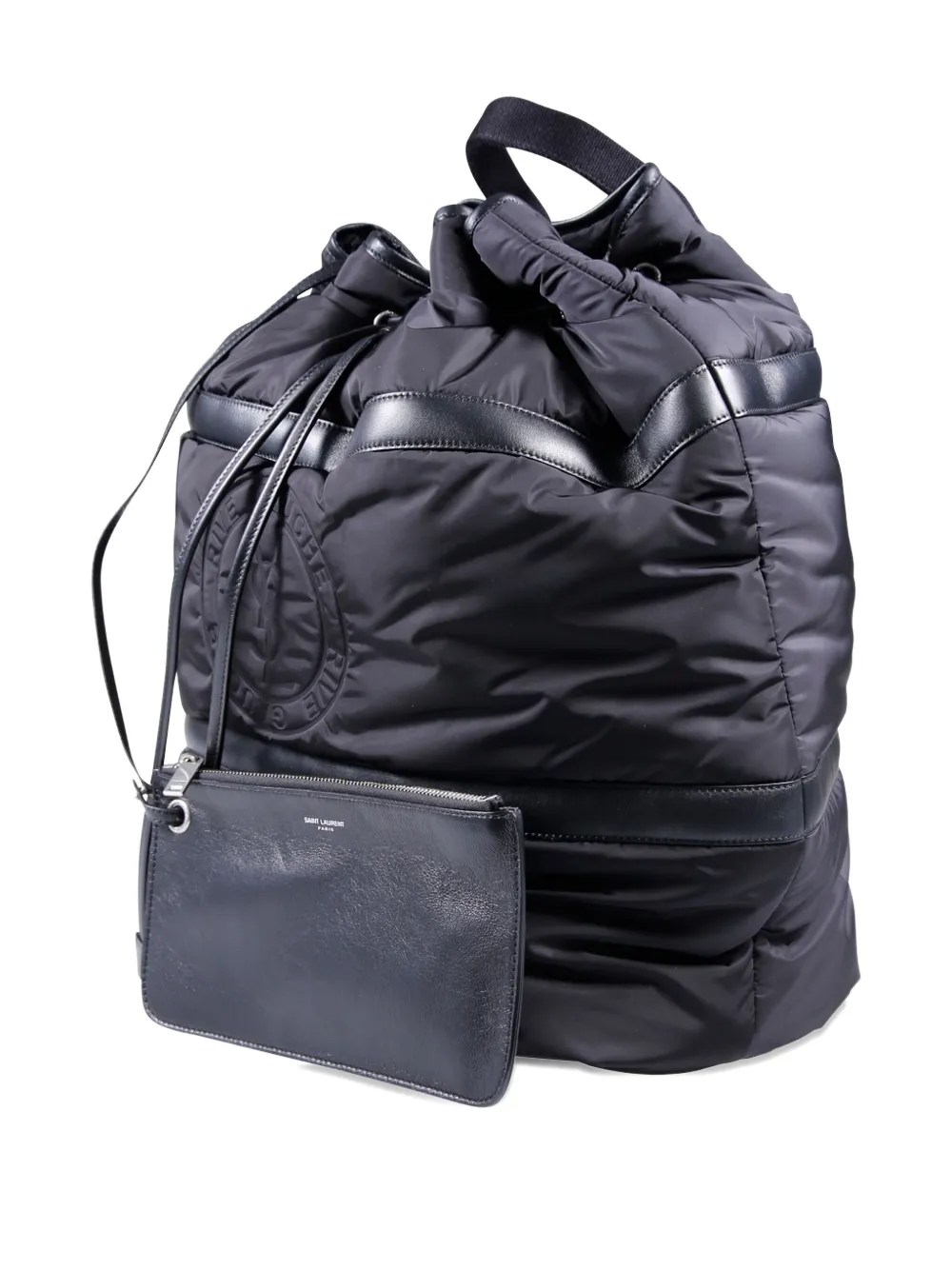 Saint Laurent Rive Gauche sling tas Zwart