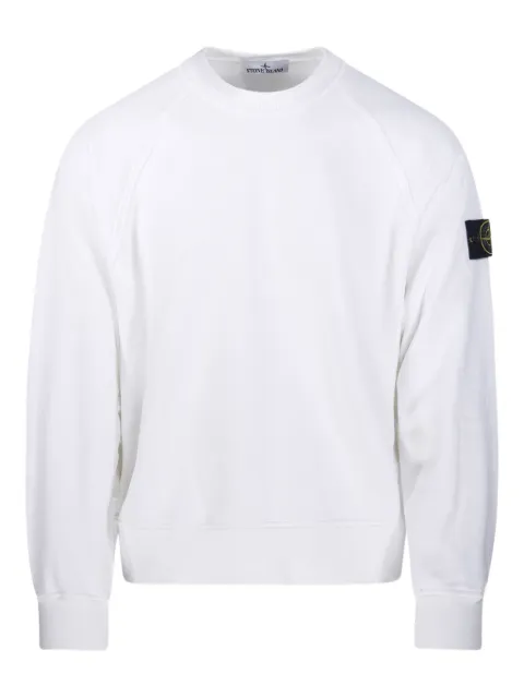 Stone Island raglan-sleeve patch sweatshirt