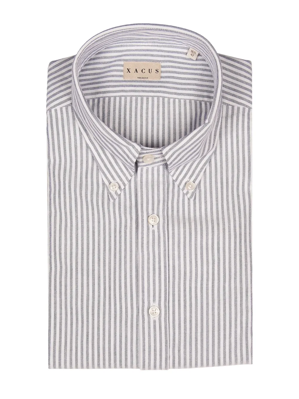 Xacus Buttoned Striped Shirt In Multi