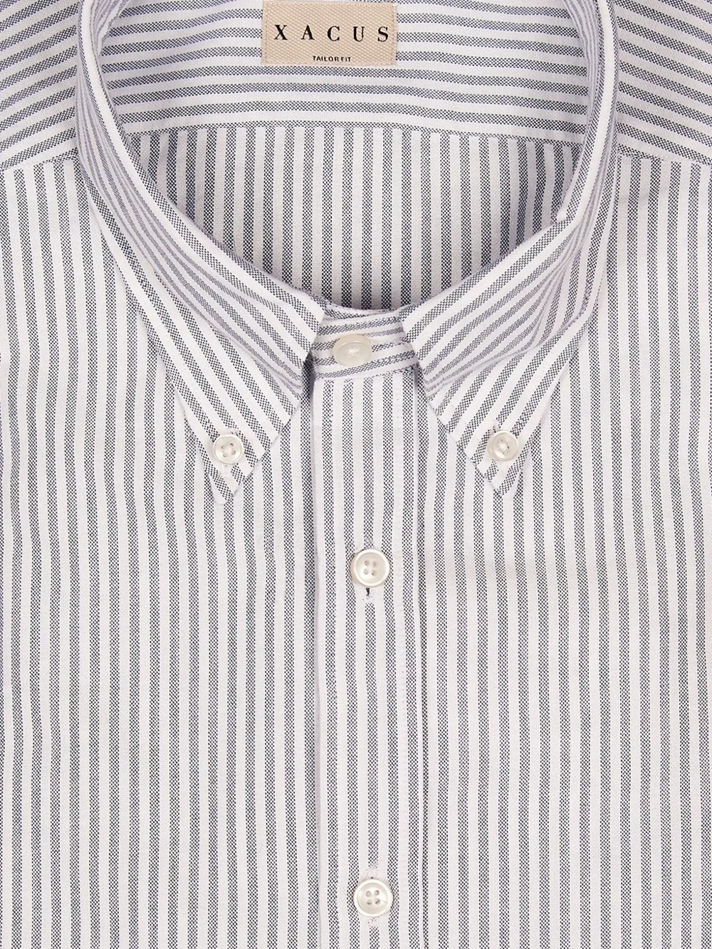 Xacus buttoned striped shirt | Image 2