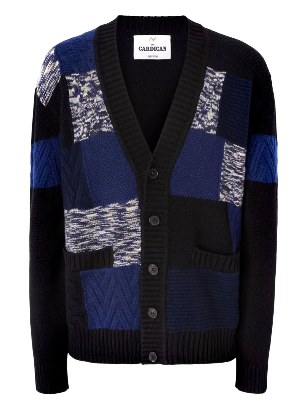 Missoni Cardigan com patchwork | Preto | Image 1