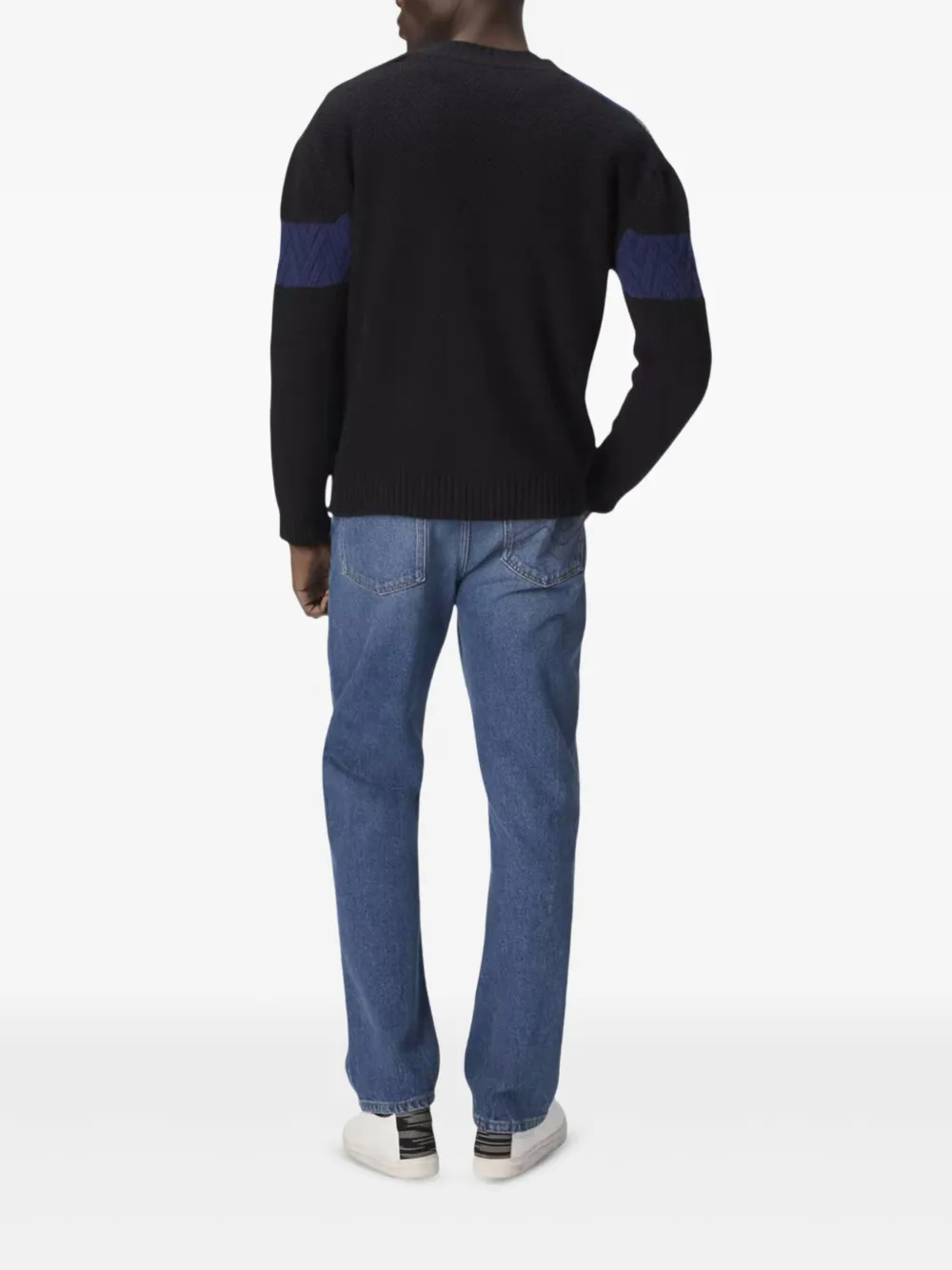 Missoni Patchwork V-neck Cardigan In Blue