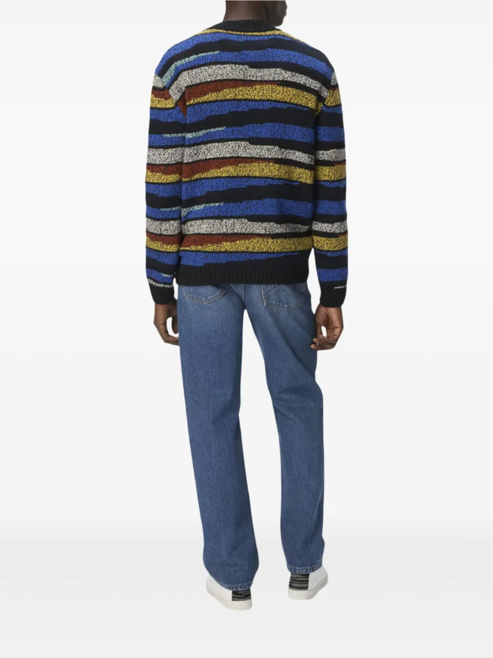 Missoni Cardigan Aus Reiner Wolle Mit Intarsienmuster In Black