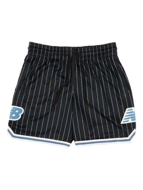 New Balance  In Game pinstripe mesh track shorts