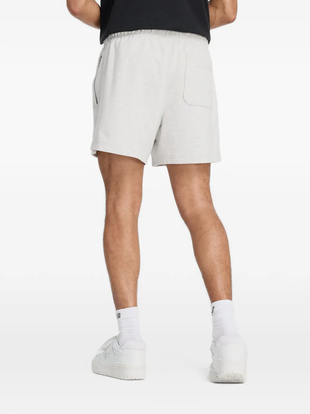 New Balance Athletics 5" badstof trainingsshorts Grijs