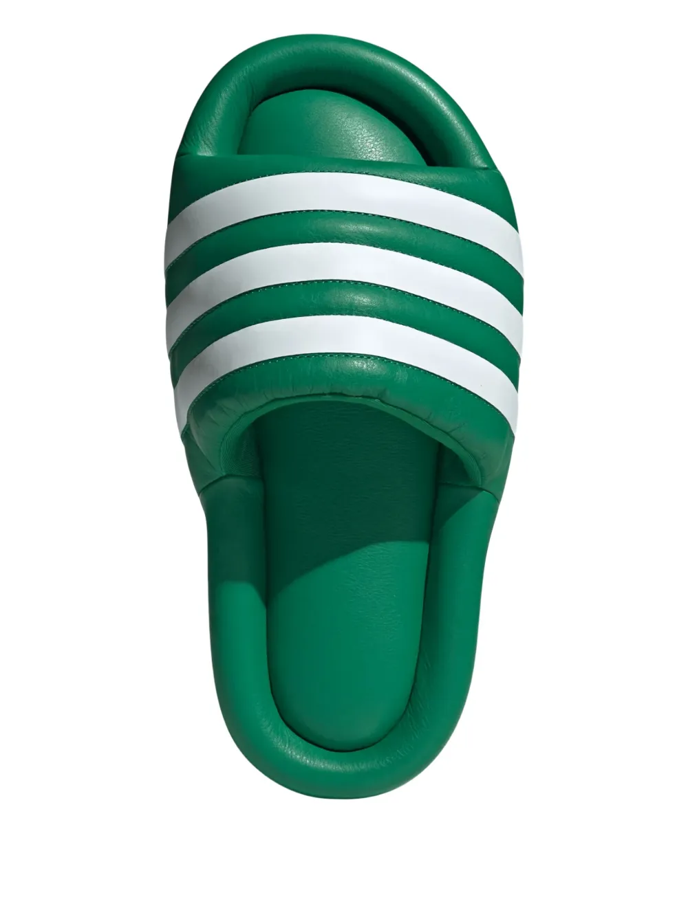 Adidas Originals Adilette 24 Striped Slides In Green