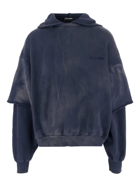 CULTURA sudadera con capucha y doble manga