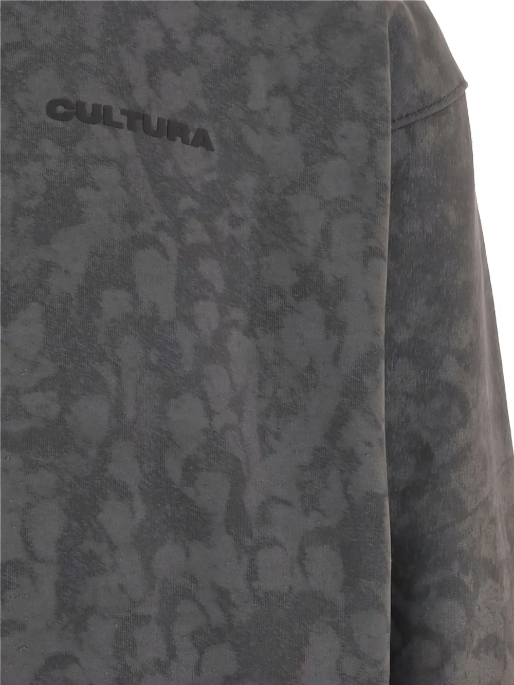  Cultura Embroidered Logo Printed Sweatshirt - Grey 