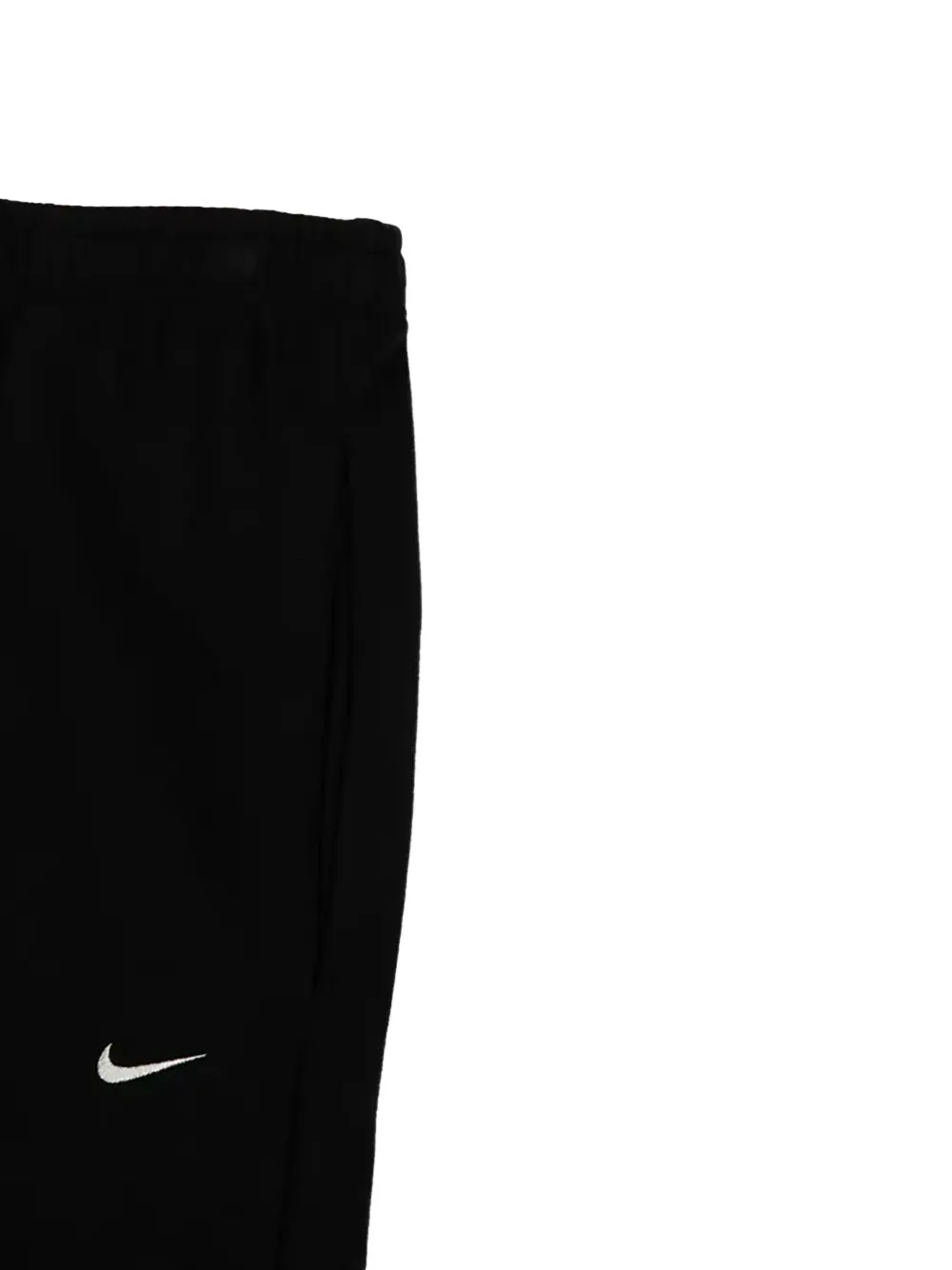 Nike Broek met open afwerking - Zwart