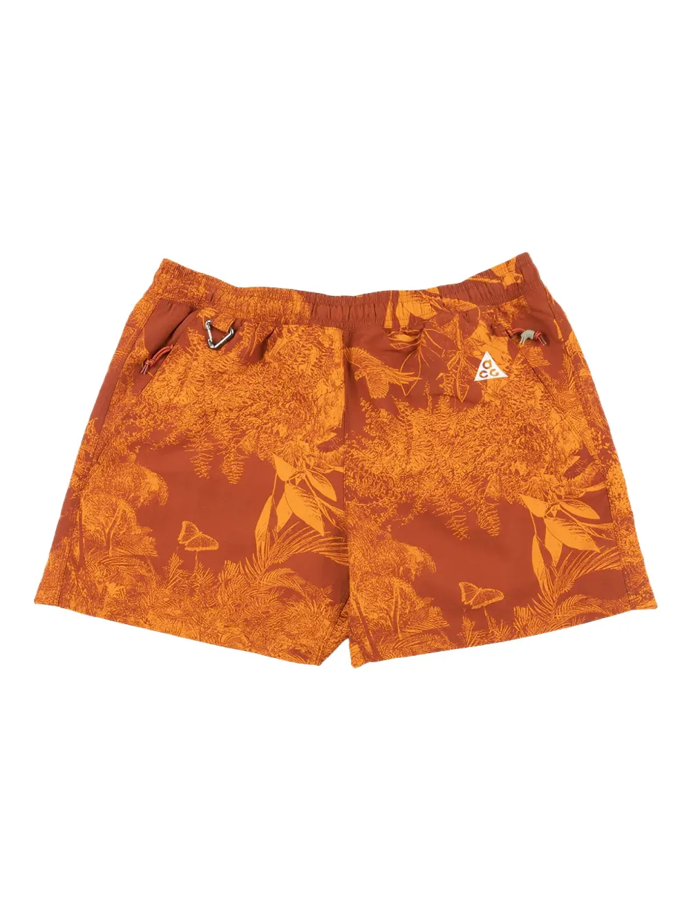 Nike goat print reservoir shorts | Orange | Image 1