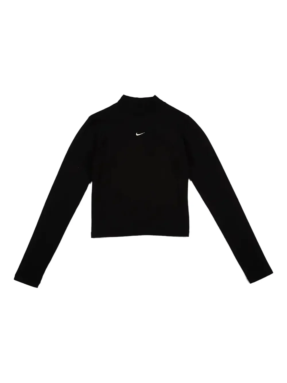 Nike Top Chill Knit con collo rialzato - Nero