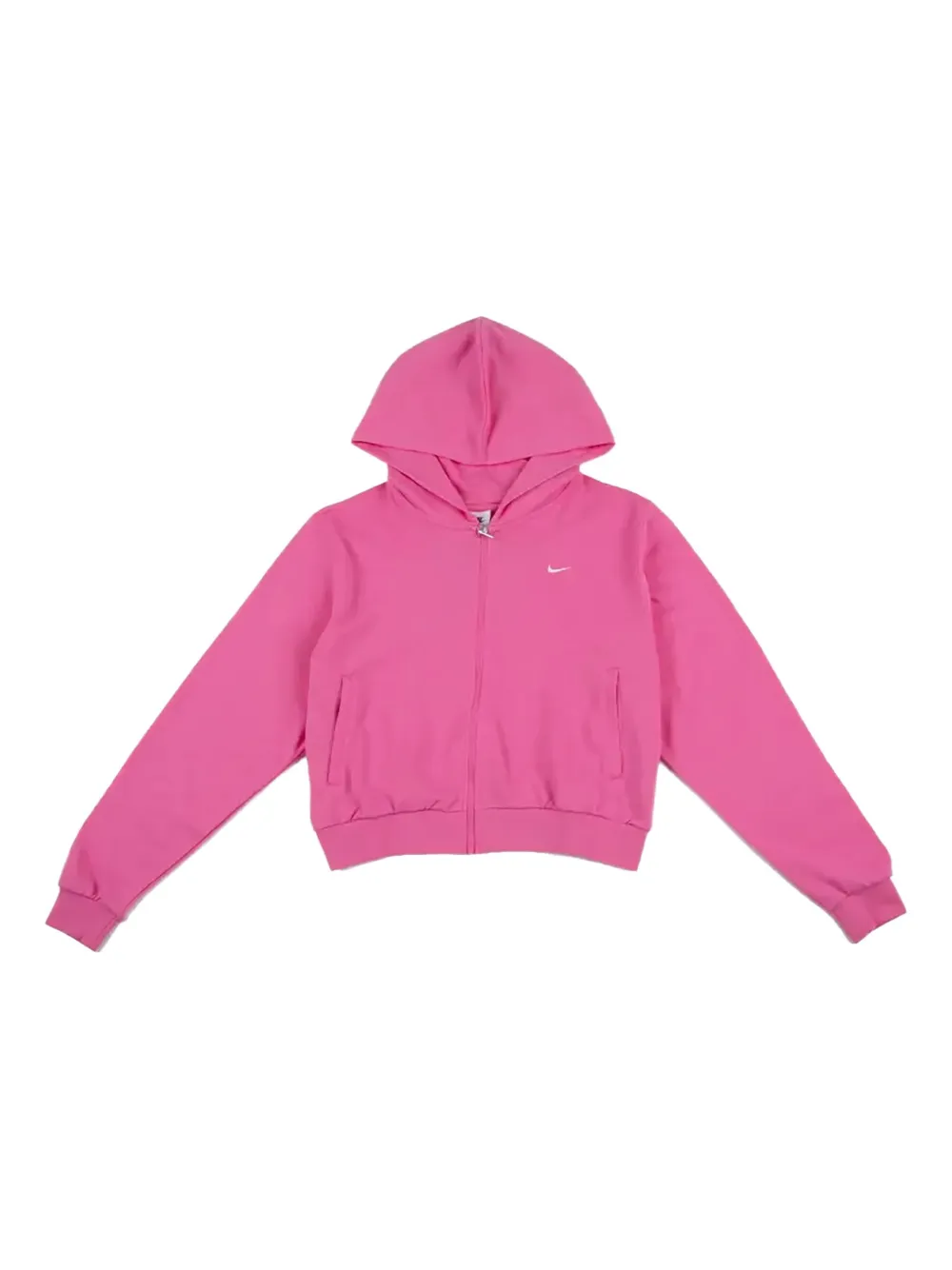 Nike Chill Terry Zip Hoodie In Pink