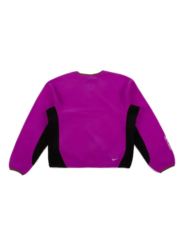 nike crew neck purple