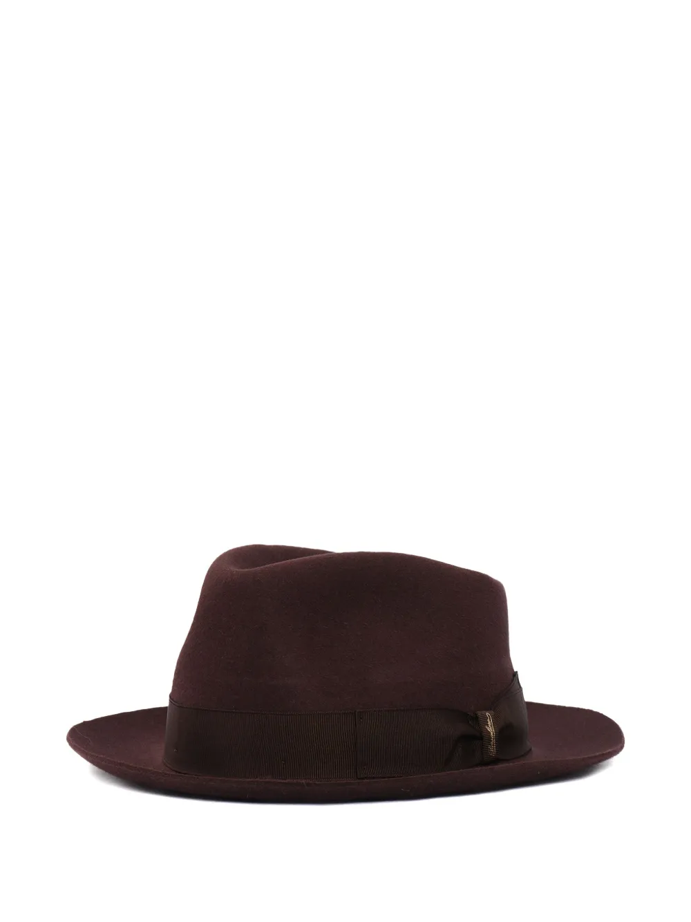 Borsalino felted fedora hat - Bruin