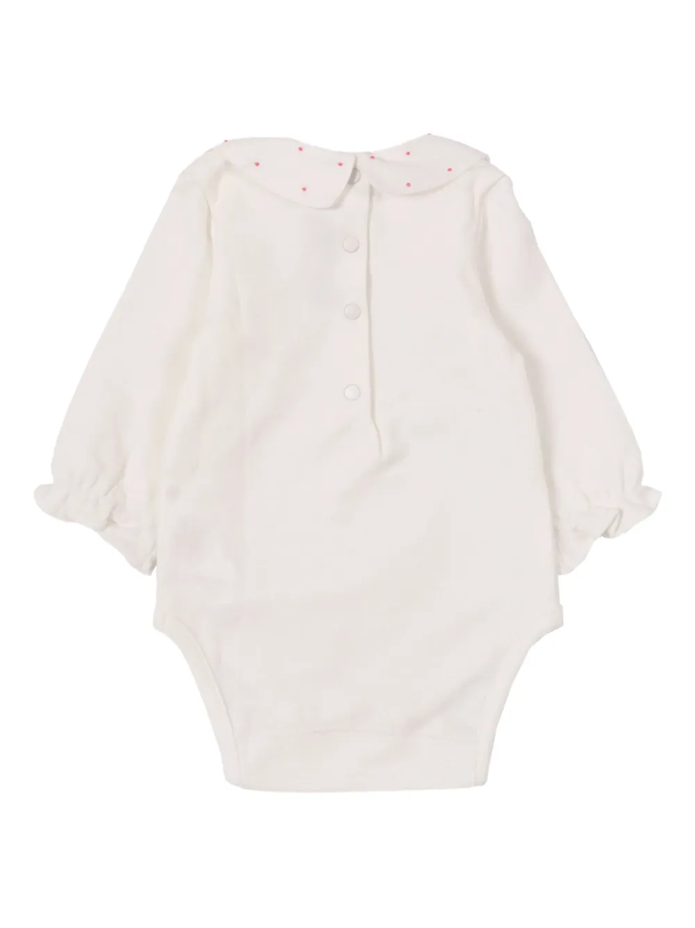 Tartine Et Chocolat embroidered ruffled bodie - Wit