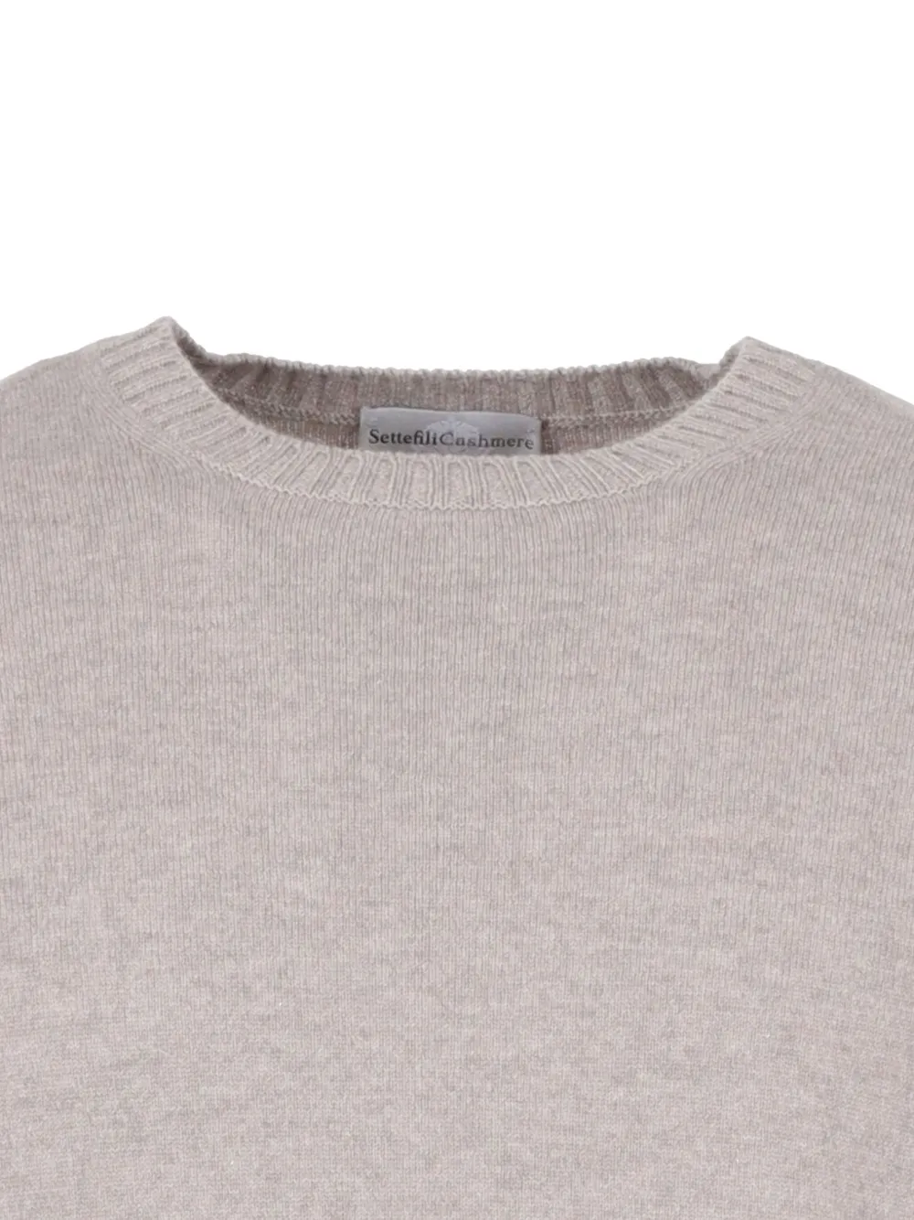Settefili Cashmere Crew-neck Sweater In Gray
