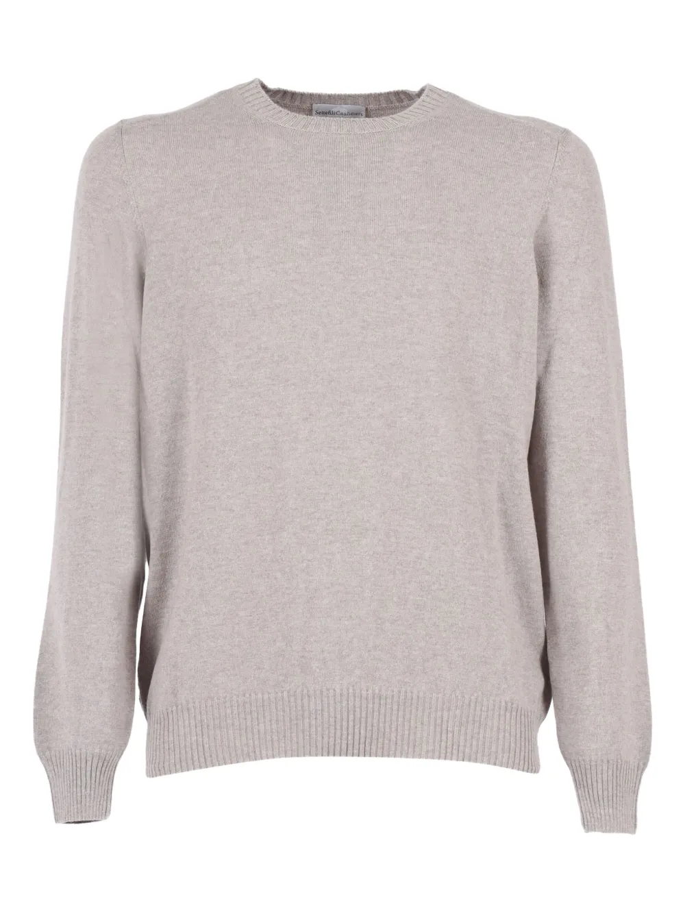 Settefili Cashmere Crew-neck Sweater In Gray