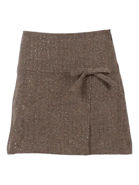 Ermanno Scervino chevron mini skirt