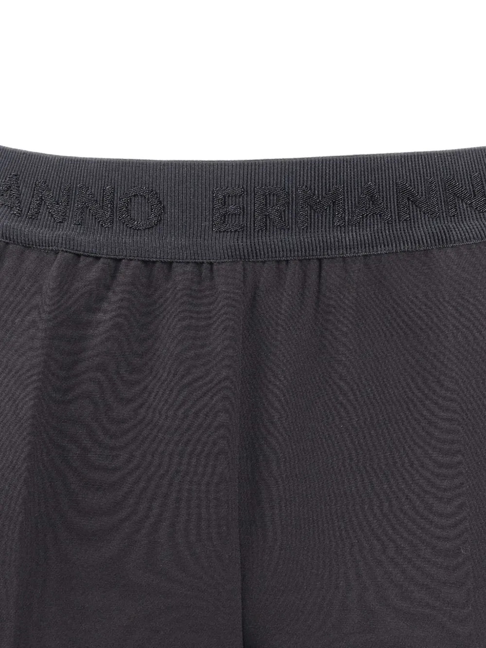 Ermanno Scervino Pantalon met logo tailleband Grijs
