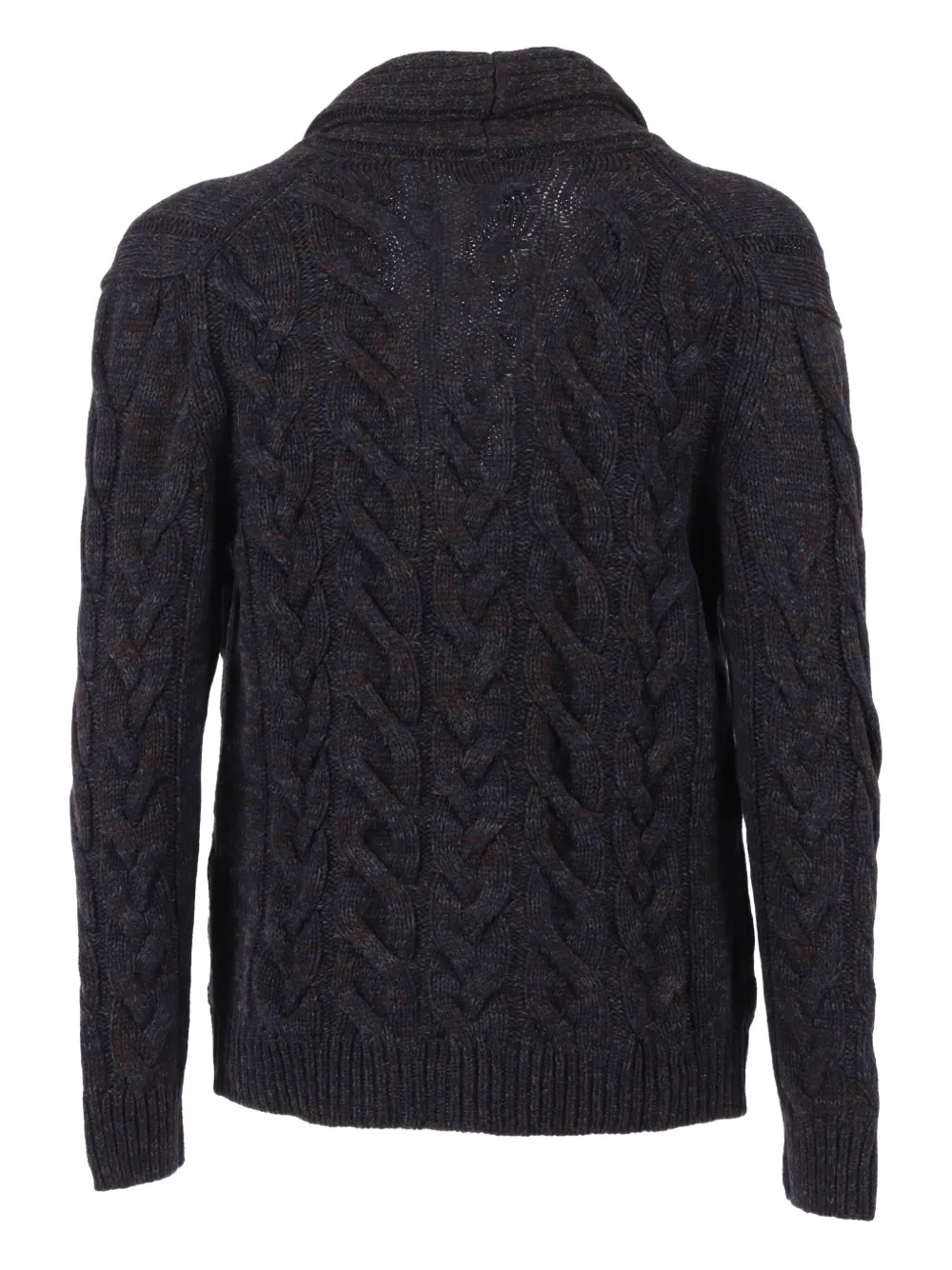 Settefili Cashmere cardigan en maille torsadée à col châle | Cardigans | Image 2