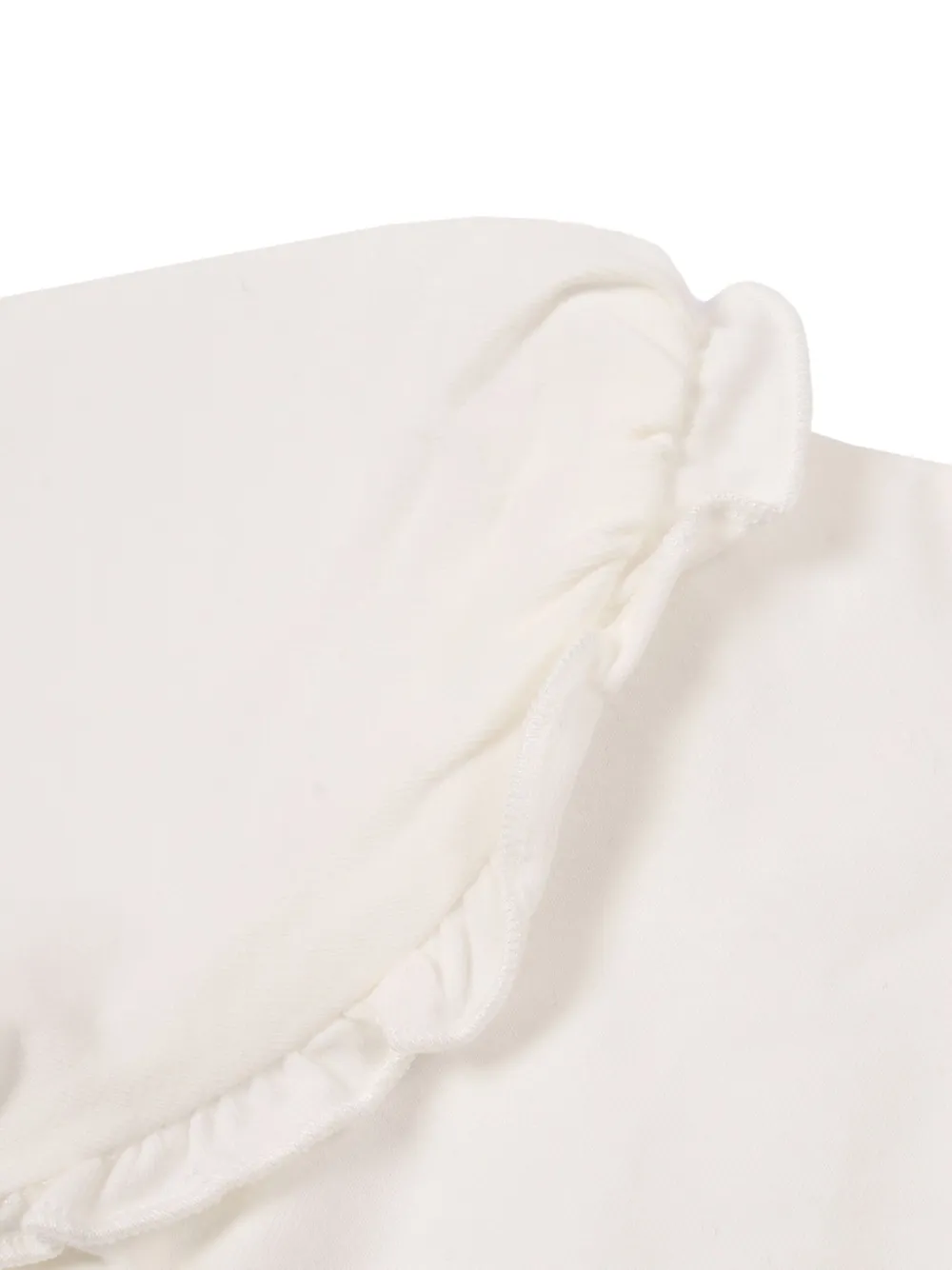 Tartine Et Chocolat T-shirt met ruches en grafische print Wit