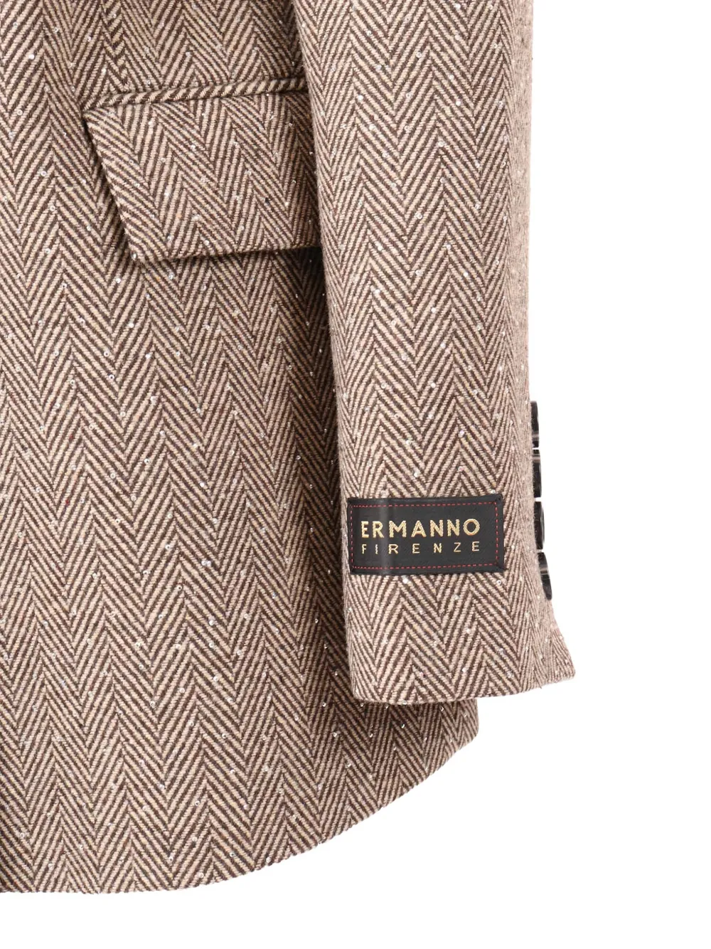 Ermanno Scervino Blazer met dubbele rij knopen Beige