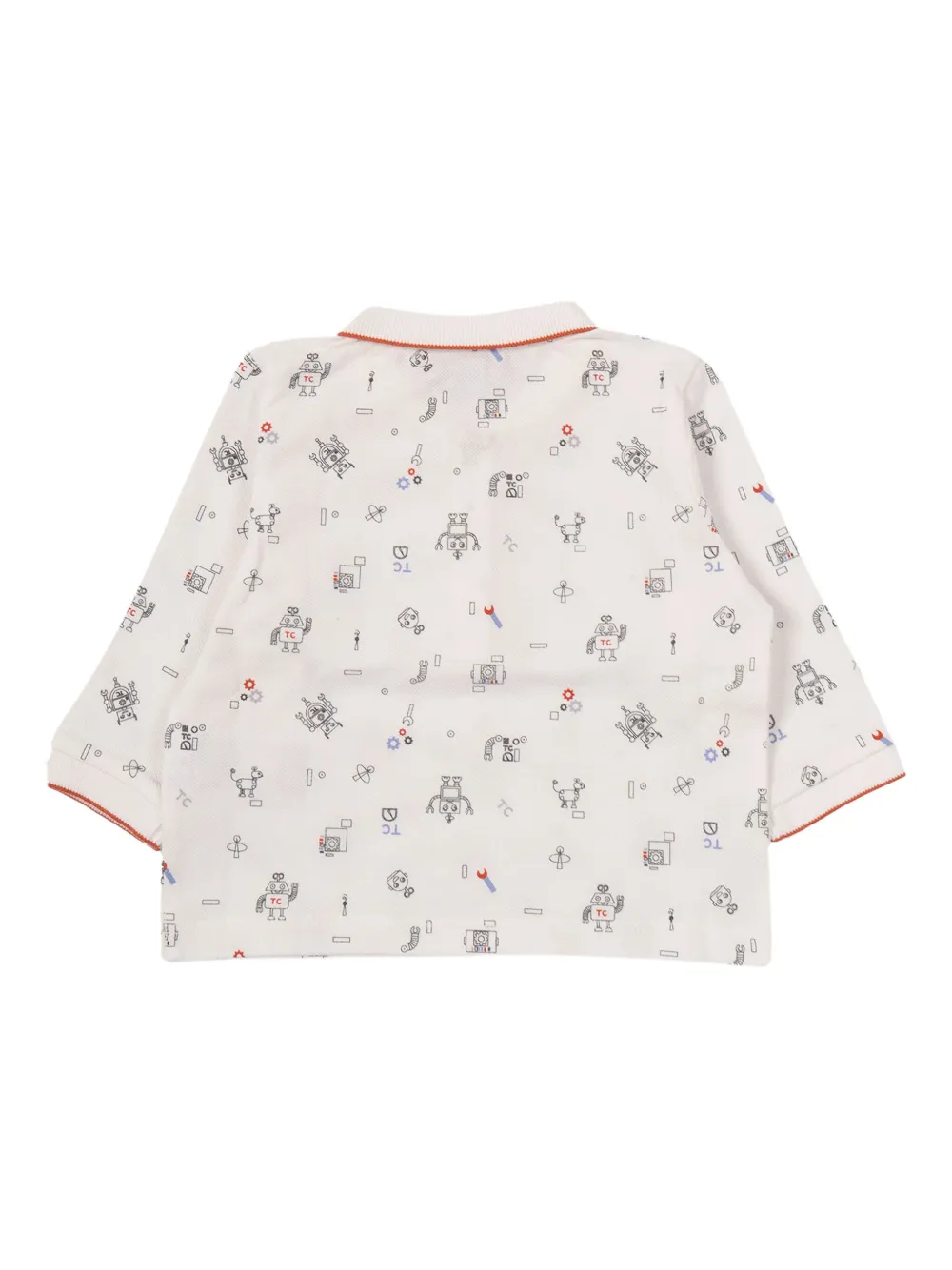 Tartine Et Chocolat print polo shirt - Beige
